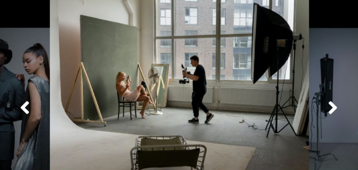 Actors getting filmed