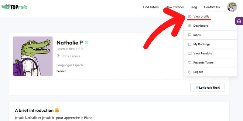 This is our lovely crocodile mascot