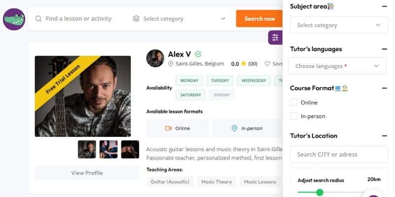 This is our lovely crocodile mascot